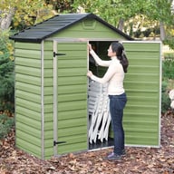 Palram 6 x 3 Plastic Skylight Shed Large Storage