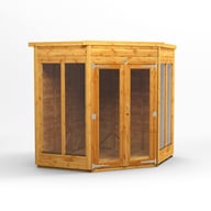 Power 6x6 Wooden Corner Summerhouse
