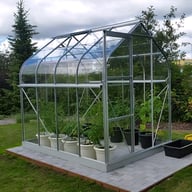 Silver 8x6 Vitavia Orion Greenhouse