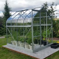 Silver 8x6 Vitavia Orion Greenhouse