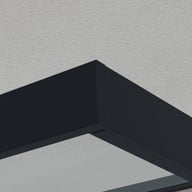 Palram Canopia Sophia 1600 Door Canopy Grey Gutter