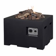 Happy Cocooning 60cm Black Gas Fire Pit
