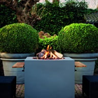 Happy Cocooning 76cm  Grey Gas Fire Bowl