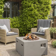 Happy Cocooning 76cm Grey Outdoor Gas Fire Pit