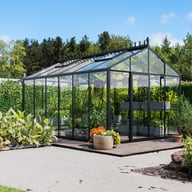 Stali Classique Greenhouse in Black Powder Coating