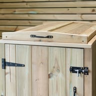 Garden Village Single Wooden Bin Store Lid