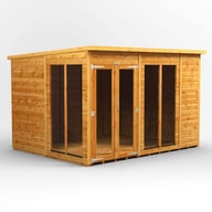 Power 10x8 Pent Wooden Summerhouse