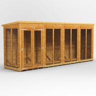 Power 16x4 Pent Wooden Summerhouse