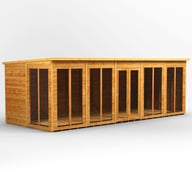 Power 20x8 Modular Pent Wooden Summerhouse