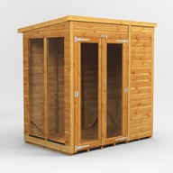 Power 6x4 Pent Wooden Summerhouse