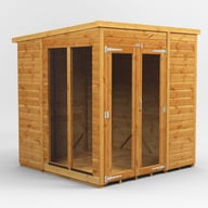 Power 6x6 Pent Wooden Summerhouse