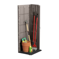 Suncast 3x2 Mannington Plastic Garden Storage Shed Stone Grey
