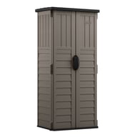 Suncast 3x2 Mannington Plastic Garden Storage Shed Stone Grey