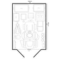 Suncast 8x10 Tremont Three Plastic Shed