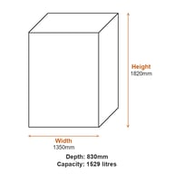 Suncast Aston Large Storage Cabinet - Sand dimensions