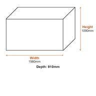 Suncast Backyard Oasis Garden Bar dimensions