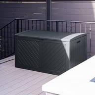 Suncast Colorado 507L Storage Box - Cyberspace Grey