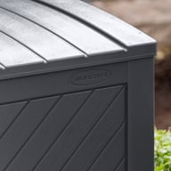 Suncast Colorado 507L Storage Box - Cyberspace Grey