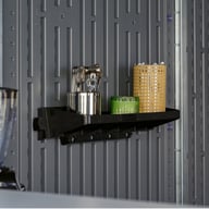 Suncast Extra Deep Shelving With Hooks Set - Pack of 2
