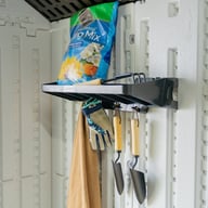 Suncast Extra Deep Shelving With Hooks Set - Pack of 2