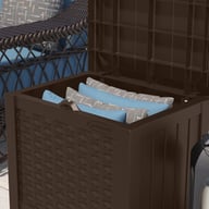 Suncast Georgia 83L Storage Box - Java Brown