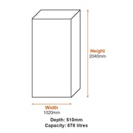 Suncast Haven Mega Tall Storage Cabinet dimensions
