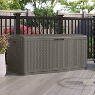 Suncast Minnesota 469L Storage Box - Stone Grey
