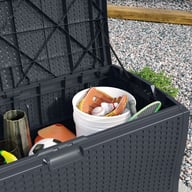 Suncast Missouri 276L Storage Box - Cyberspace Grey