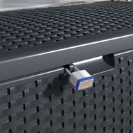 Suncast Missouri 276L Storage Box - Cyberspace Grey