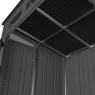 Suncast Modernist 6x5 Pent Roof Plastic Shed Black