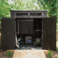 Suncast Modernist 7x7 Pent Roof Plastic Shed