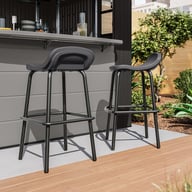 Suncast Outdoor Bar Stool Set - Pack of 2