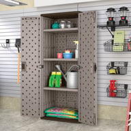 Suncast Tall Cabinet In Grey