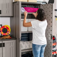Suncast Tall Cabinet In Grey