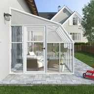 Palram Canopia Sun Room 8x8 Lean to Greenhouse Gable Door