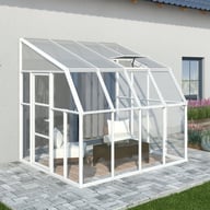 Palram Canopia Sun Room 8x8 Lean to Greenhouse - Polycarbonate Glazing