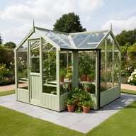 Swallow Cygnet 6x11 T-Shaped Wooden Greenhouse
