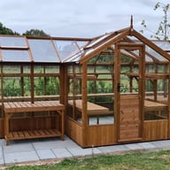 Swallow Cygnet 6x19 Wooden Greenhouse Oiled Finish