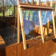 Swallow Eagle Wooden Greenhouse Rear Vent