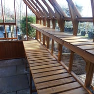 Swallow Eagle Wooden Greenhouse Staging