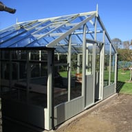Swallow Falcon 13x12 Wooden Greenhouse in Summer Green