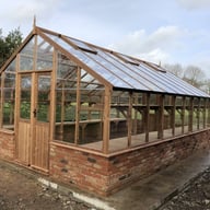 Swallow Falcon 13x18 Wooden Greenhouse Thermowood Dwarf Wall
