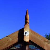 Swallow Finial in Thermowood