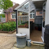 Swallow Jay 6x10 Potting Shed in Cloud Grey Door
