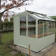 Swallow Jay 6x8 Painted Potting Shed Summer Green