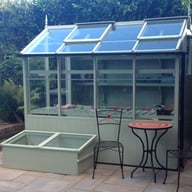 Swallow Jay 6x8 Potting Shed and Cold Frame in Summer Green