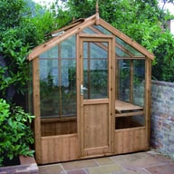 Swallow Kingfisher 6x4 Greenhouse in Thermowood Finish