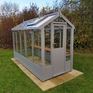 Swallow Lark 4x10 Wooden Greenhouse in Slate
