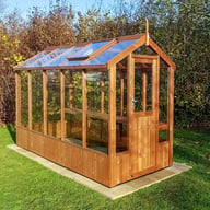 Swallow Lark 4x10 Wooden Greenhouse in Oiled