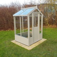 Swallow Lark 4x4 Wooden Greenhouse in Cloud Grey